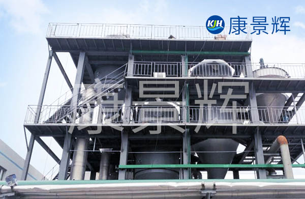 青島康景輝三效蒸發(fā)器有熱堿水、熱水、清水三種清洗功能